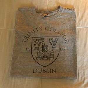 Heather Grey Trinity College Dublin T-Shirt